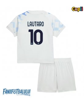 Inter Milan Lautaro Martinez #10 Echipament de Fotbal Replică 2025-26 Copii Deplasare (+ Șorturi)